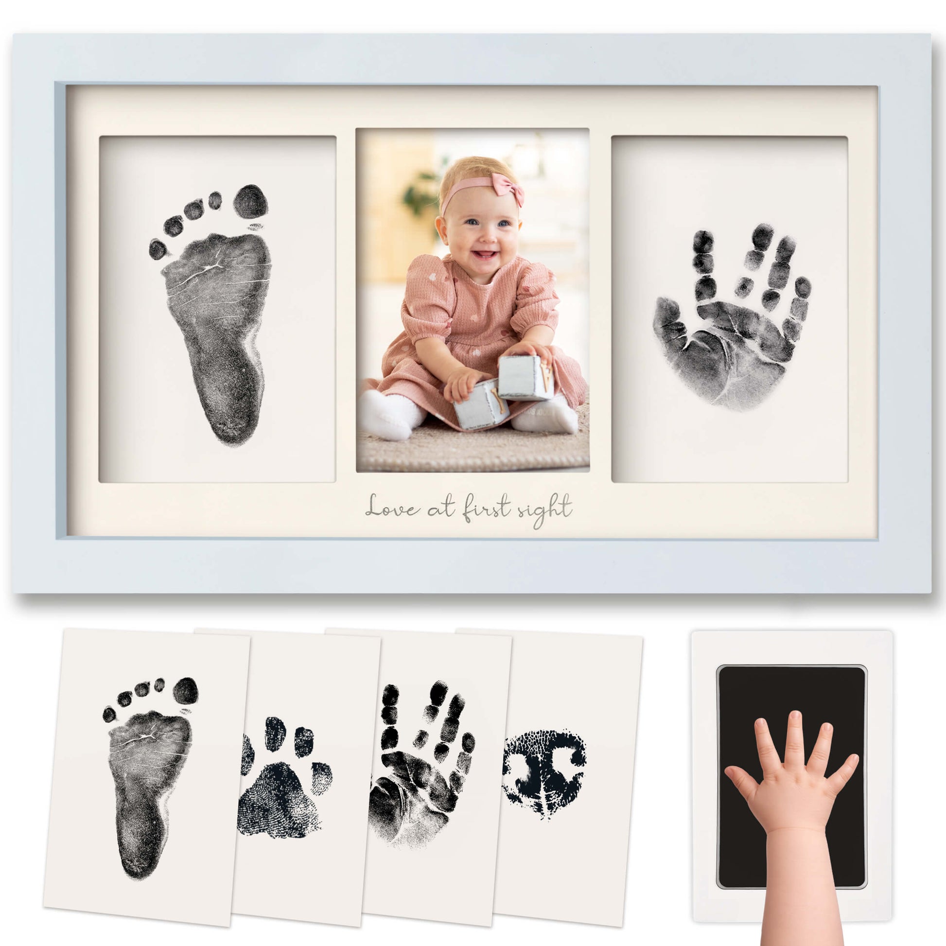 Duo Clean Touch Inkless Hand & Footprint Frame Kit 32974091255994