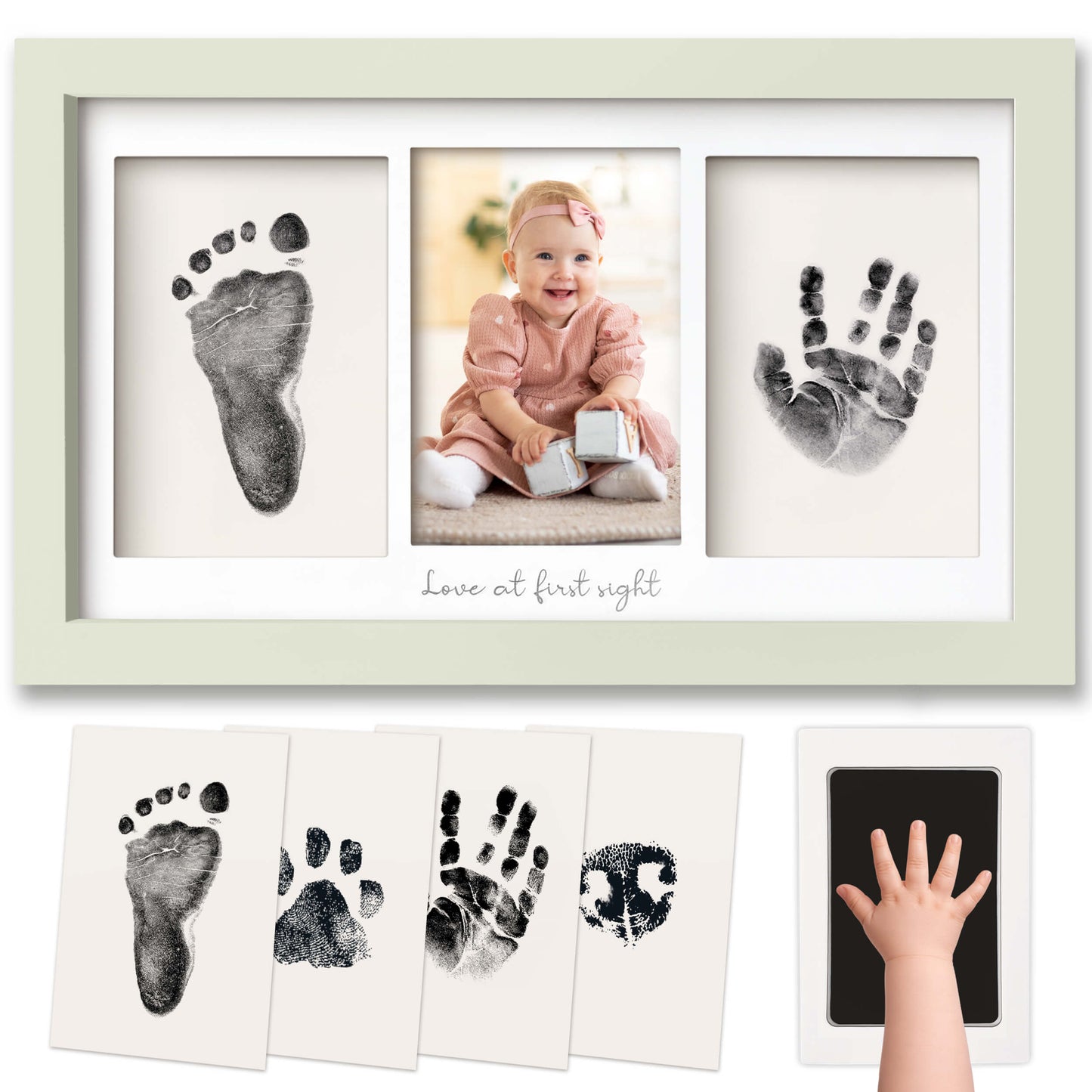 Duo Clean Touch Inkless Hand & Footprint Frame Kit 32974090567866