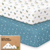 Soothe Fitted Mini Crib Sheet