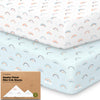 Soothe Fitted Mini Crib Sheet