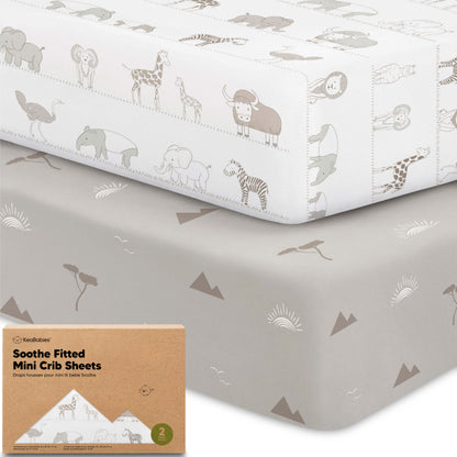 Soothe Fitted Mini Crib Sheet 33589153562810