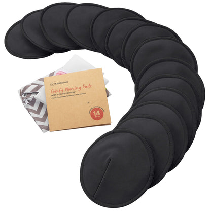 14-Pack Comfy Nursing Pads (Midnight Black)