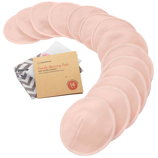 14-Pack Comfy Nursing Pads (Pink Sand)