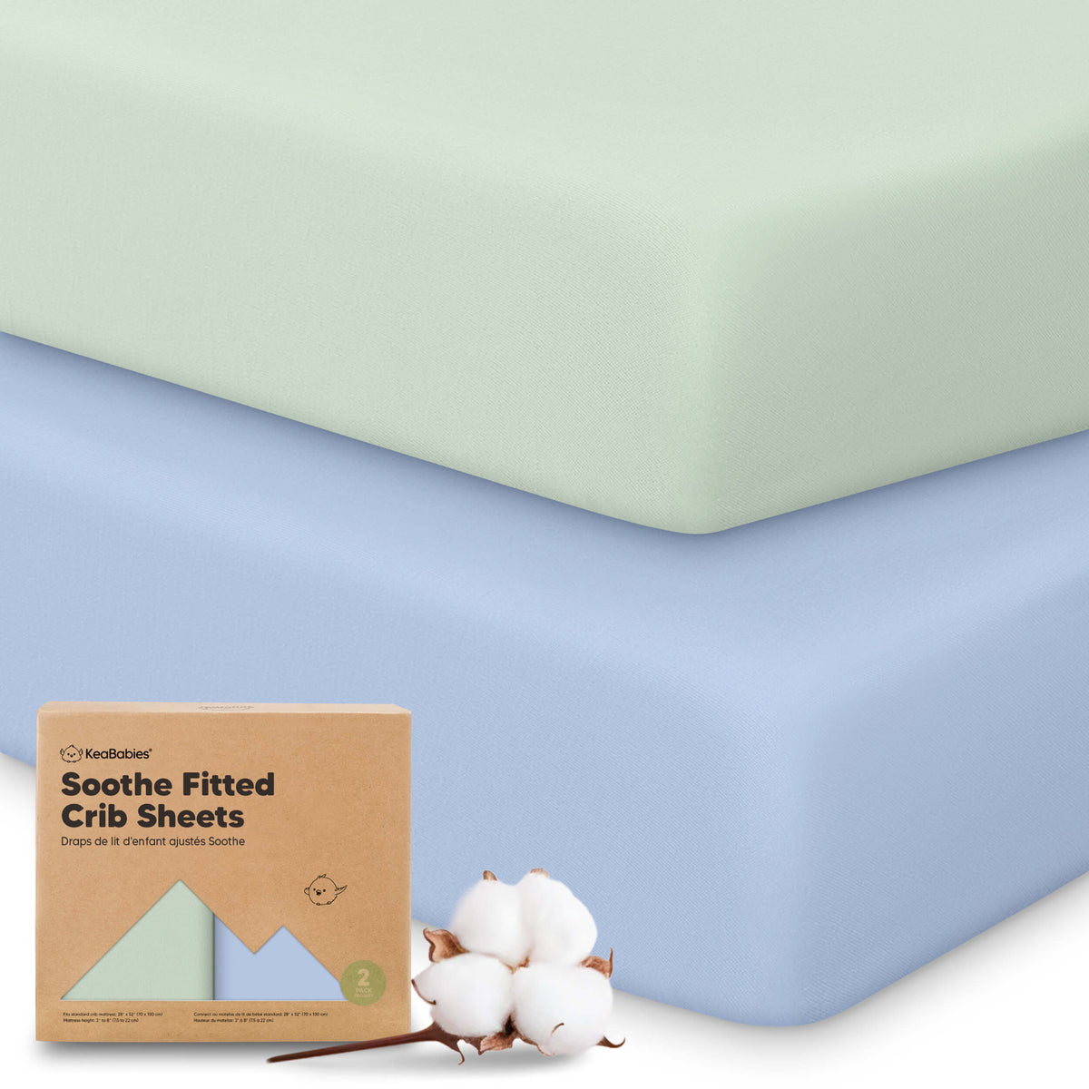 Soothe Fitted Crib Sheet 34430364582074