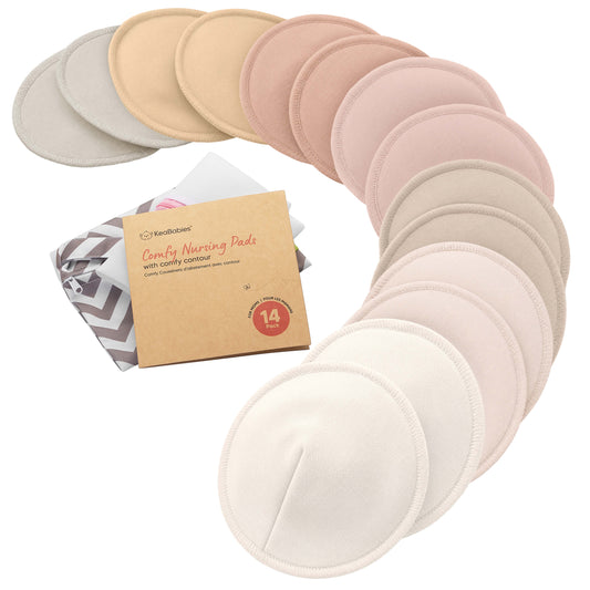 14-Pack Comfy Nursing Pads (Neutrals)