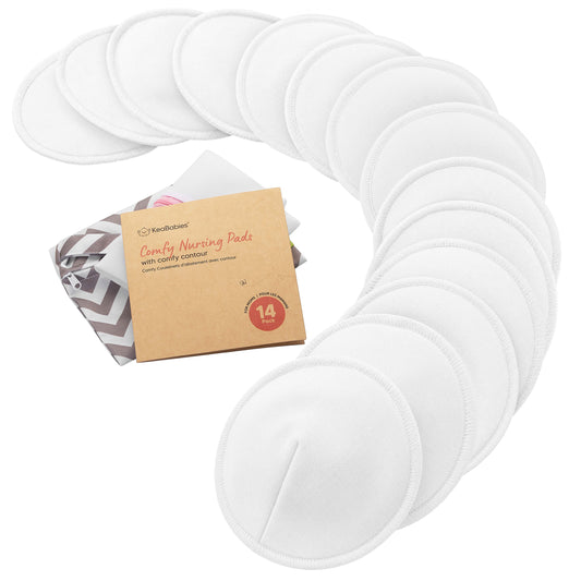 14-Pack Comfy Nursing Pads (Soft White)