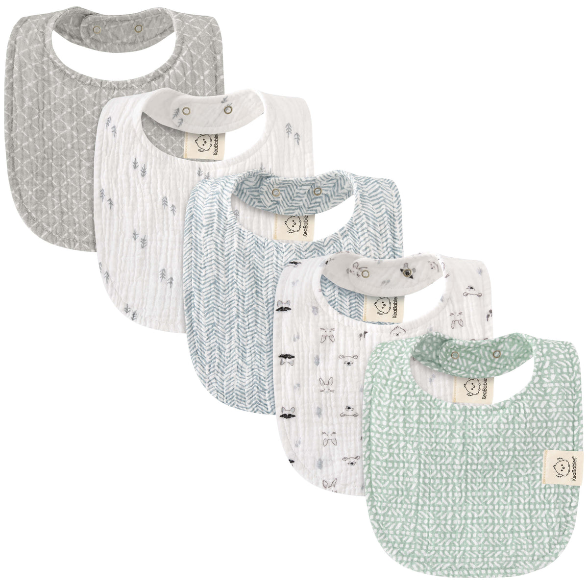 Lyra Muslin Drool Bibs 34249970647226