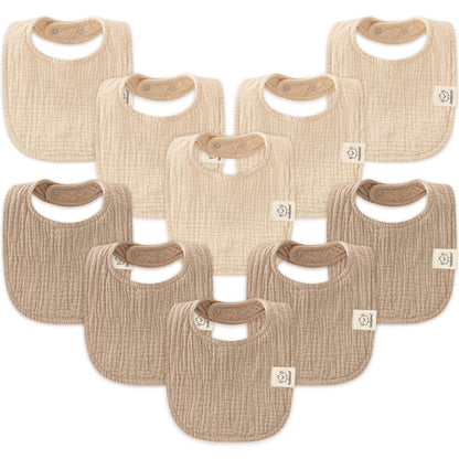 Lyra Muslin Drool Bibs 46317711098042