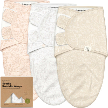 3-Pack Soothe Swaddle Wraps 34313462939834