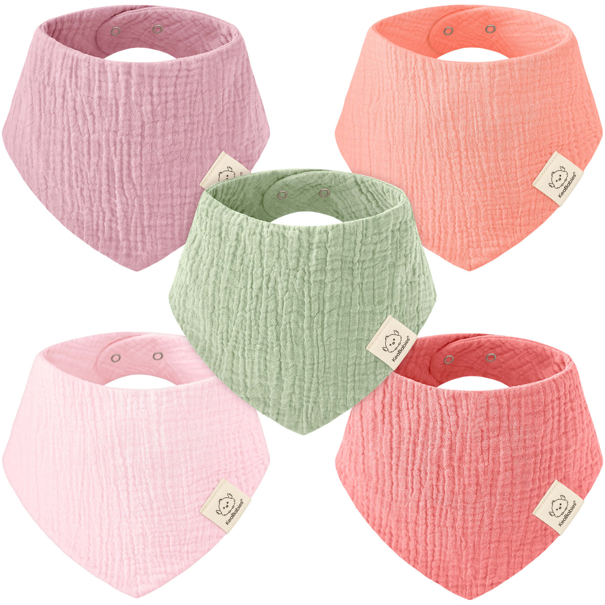 Lyra Muslin Bandana Bibs 46190600126650