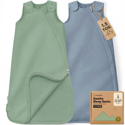 2-Pack Soothe Sleep Sacks (1.5 TOG) 34189537214650