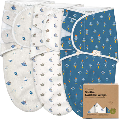 3-Pack Soothe Swaddle Wraps 34380265816250