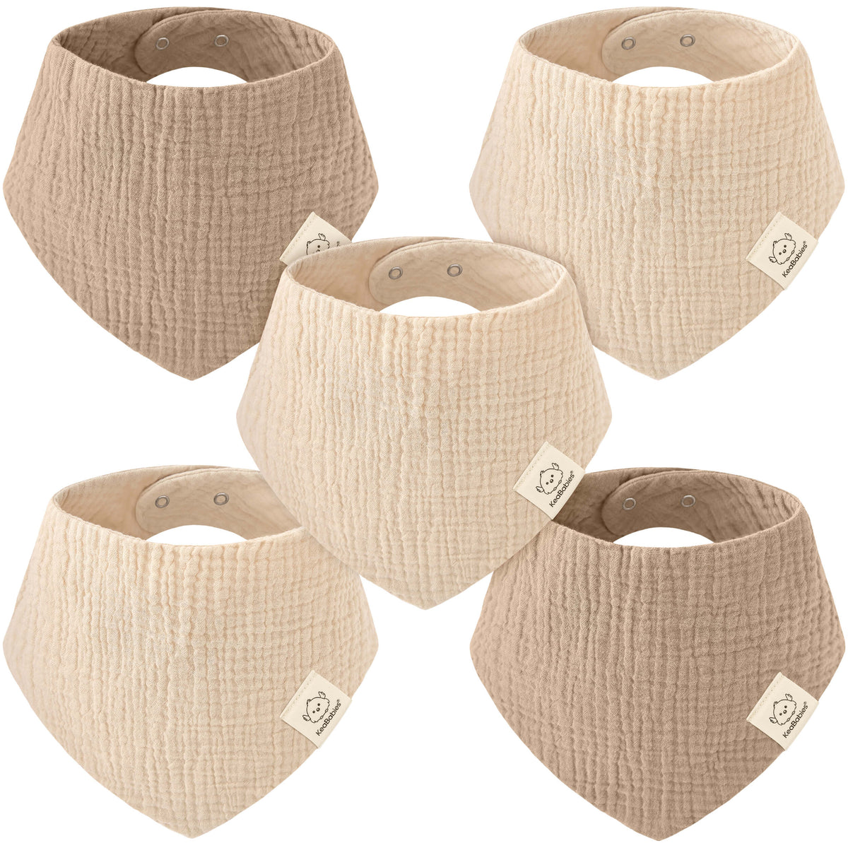 Lyra Muslin Bandana Bibs 46800481976506