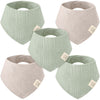 Lyra Muslin Bandana Bibs