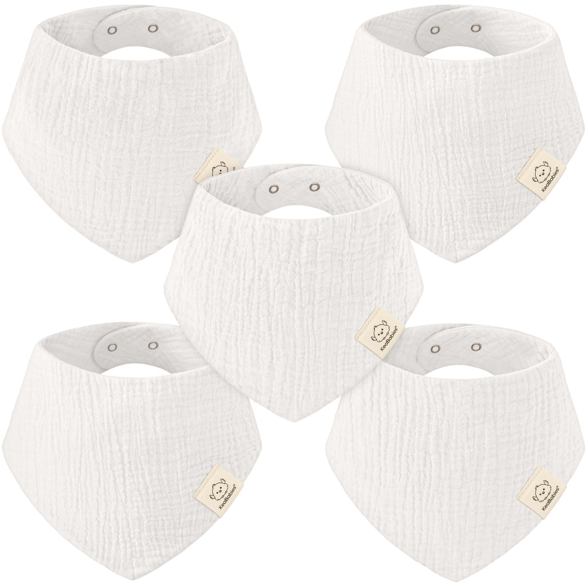 Lyra Muslin Bandana Bibs 46318575681722