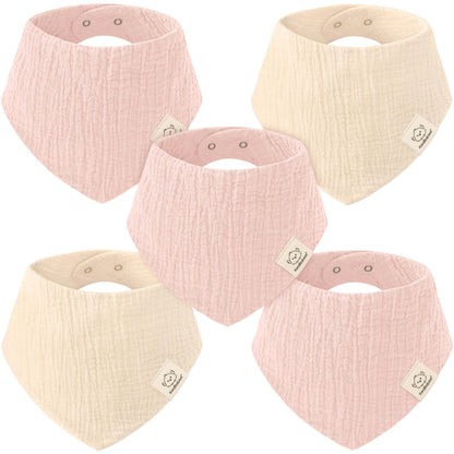Lyra Muslin Bandana Bibs 46403757113530
