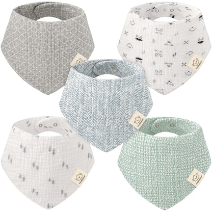 Lyra Muslin Bandana Bibs 46803250151610