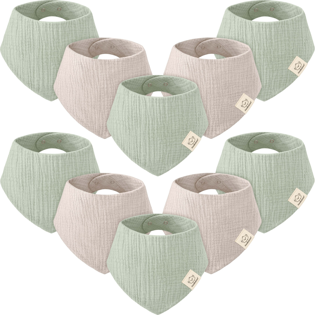 Lyra Muslin Bandana Bibs 46318255374522