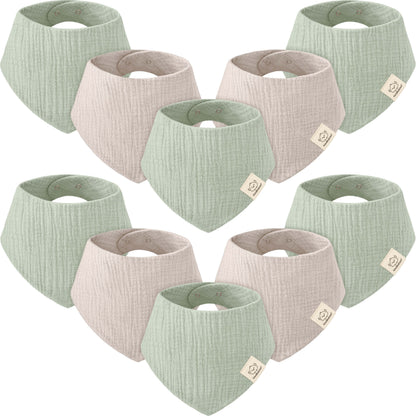 Lyra Muslin Bandana Bibs 46318255374522