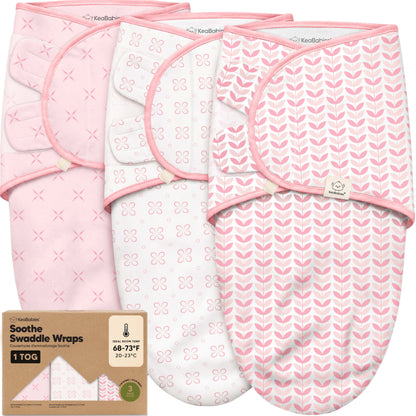 3-Pack Soothe Swaddle Wraps (1 TOG) 46310147653818