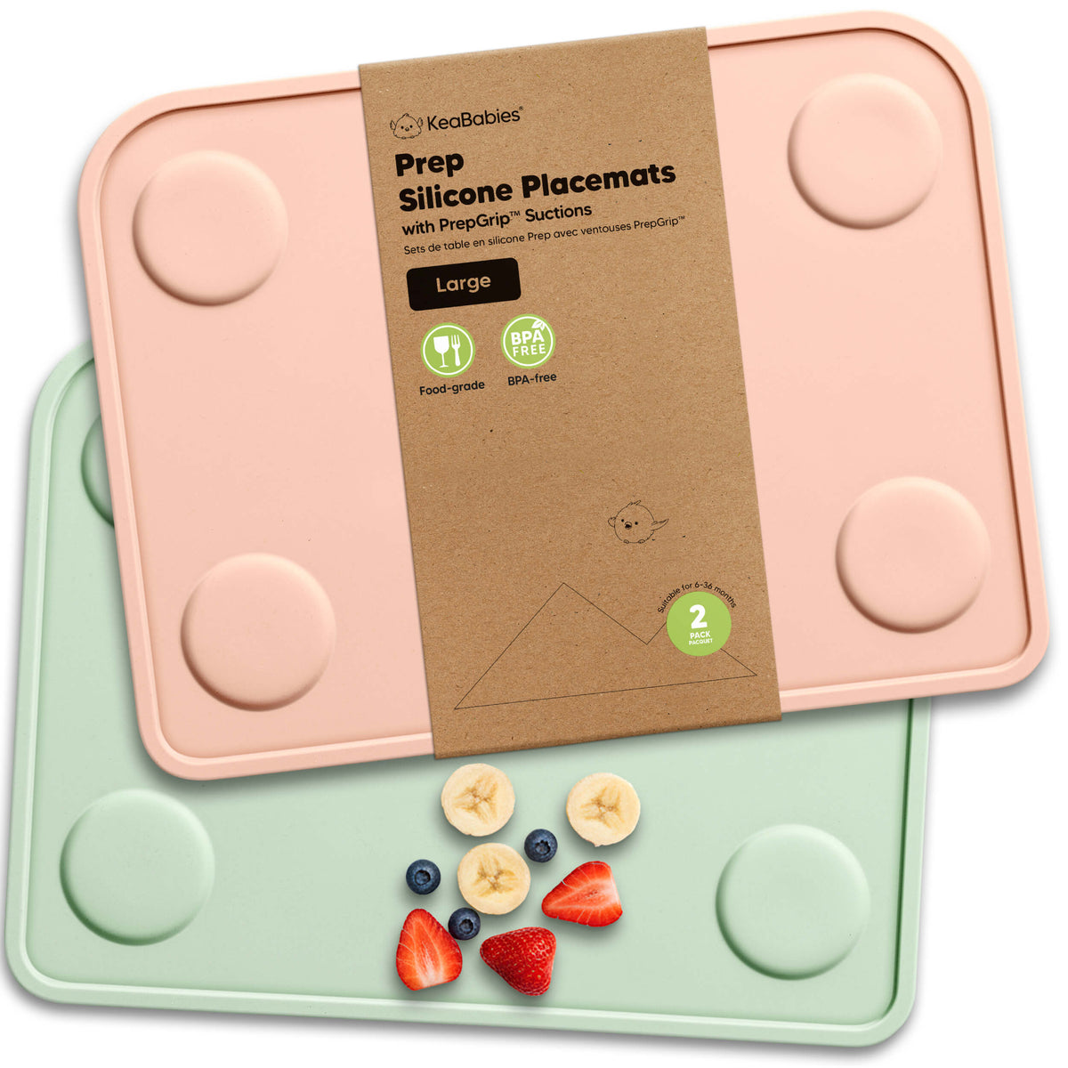 2-Pack Prep Silicone Placemats 46421959639226