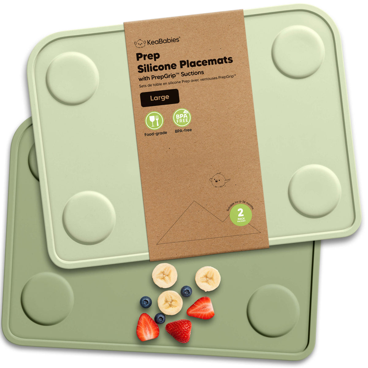 2-Pack Prep Silicone Placemats 46421942862010