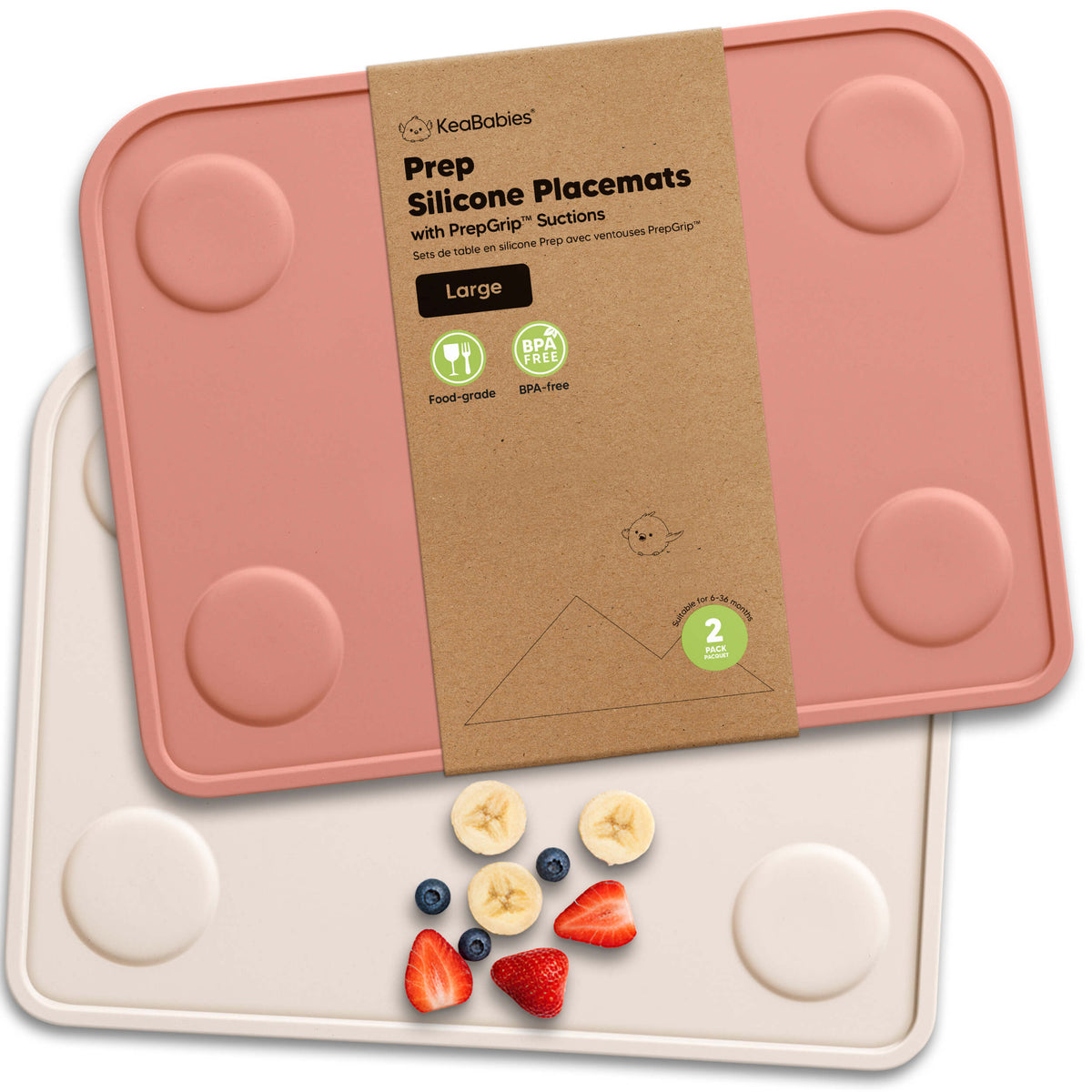 2-Pack Prep Silicone Placemats 46422007972026