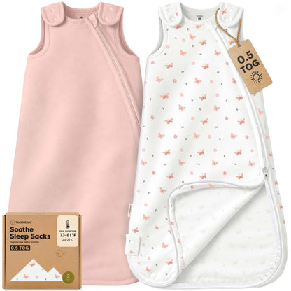 2-Pack Soothe Sleep Sacks (0.5 TOG)