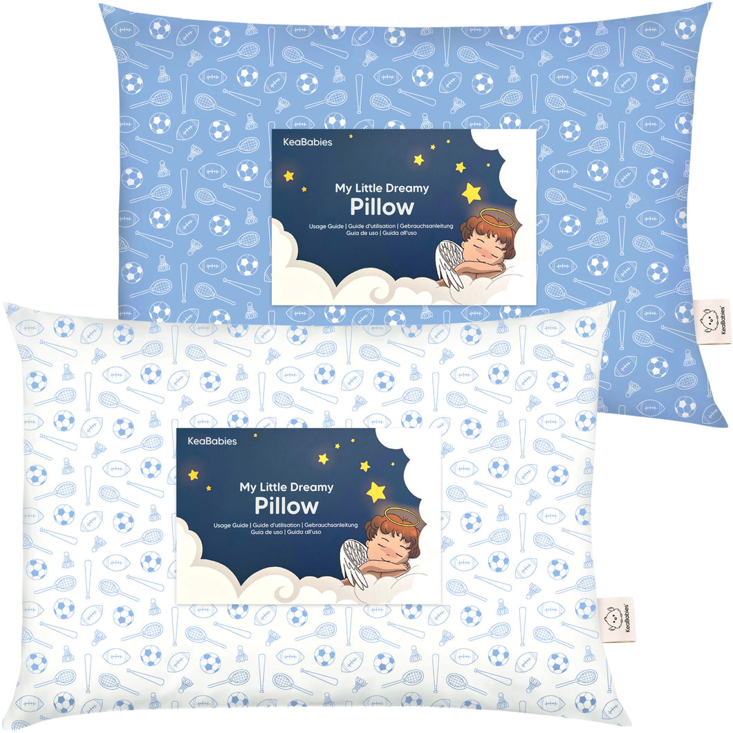 2-Pack Toddler Pillows Without Pillowcase