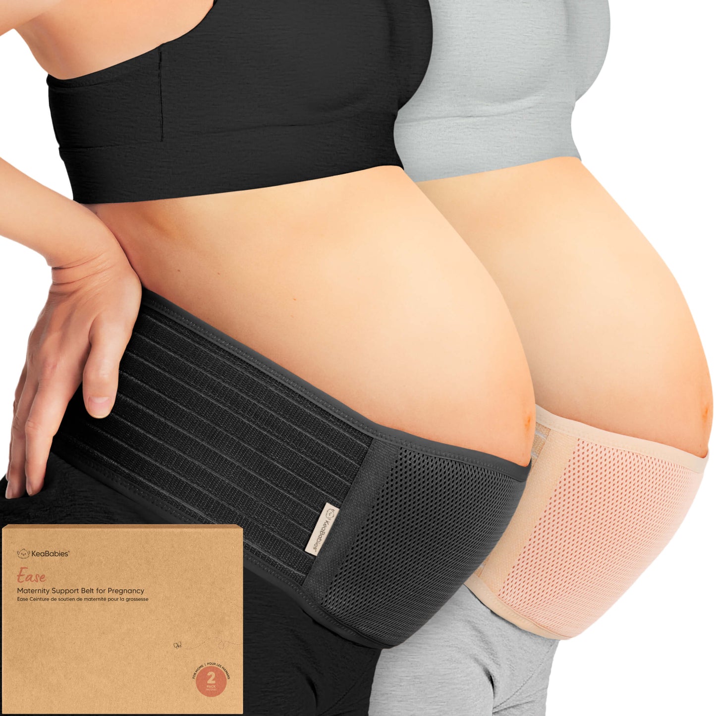 Ease maternity support belt for pregnancy, available in a 2-pack. 31266544451770
