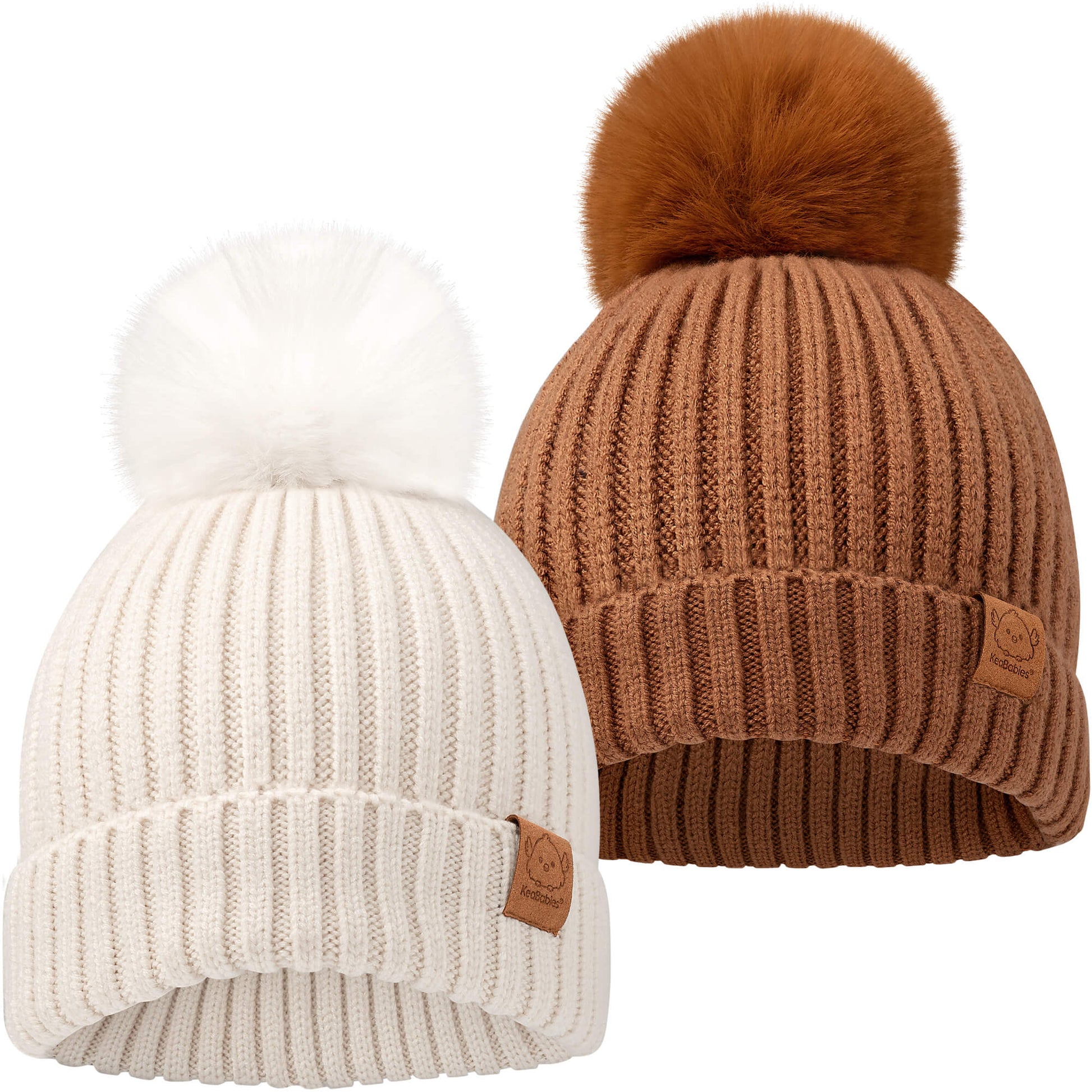 2-Pack Pom Knitted Beanie 28310693904570