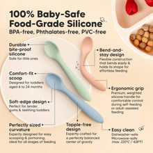 Load image into Gallery viewer, 3-Pack Prep Baby Spoons (Mellow)
