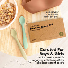 Load image into Gallery viewer, 3-Pack Prep Baby Spoons (Pastel Sky)
