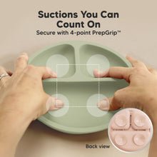 Load image into Gallery viewer, 3-Pack Prep Silicone Suction Plates with Lids (Macaron)
