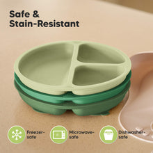 Load image into Gallery viewer, 3-Pack Prep Silicone Suction Plates (Forest)
