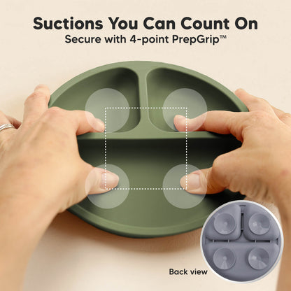 Suctions You Can Count On, secure with 4-point PrepGrip™, back view shown.
 25752453710010