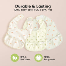 Load image into Gallery viewer, 3-Pack Presto Waterproof Bibs (Mesozoic)
