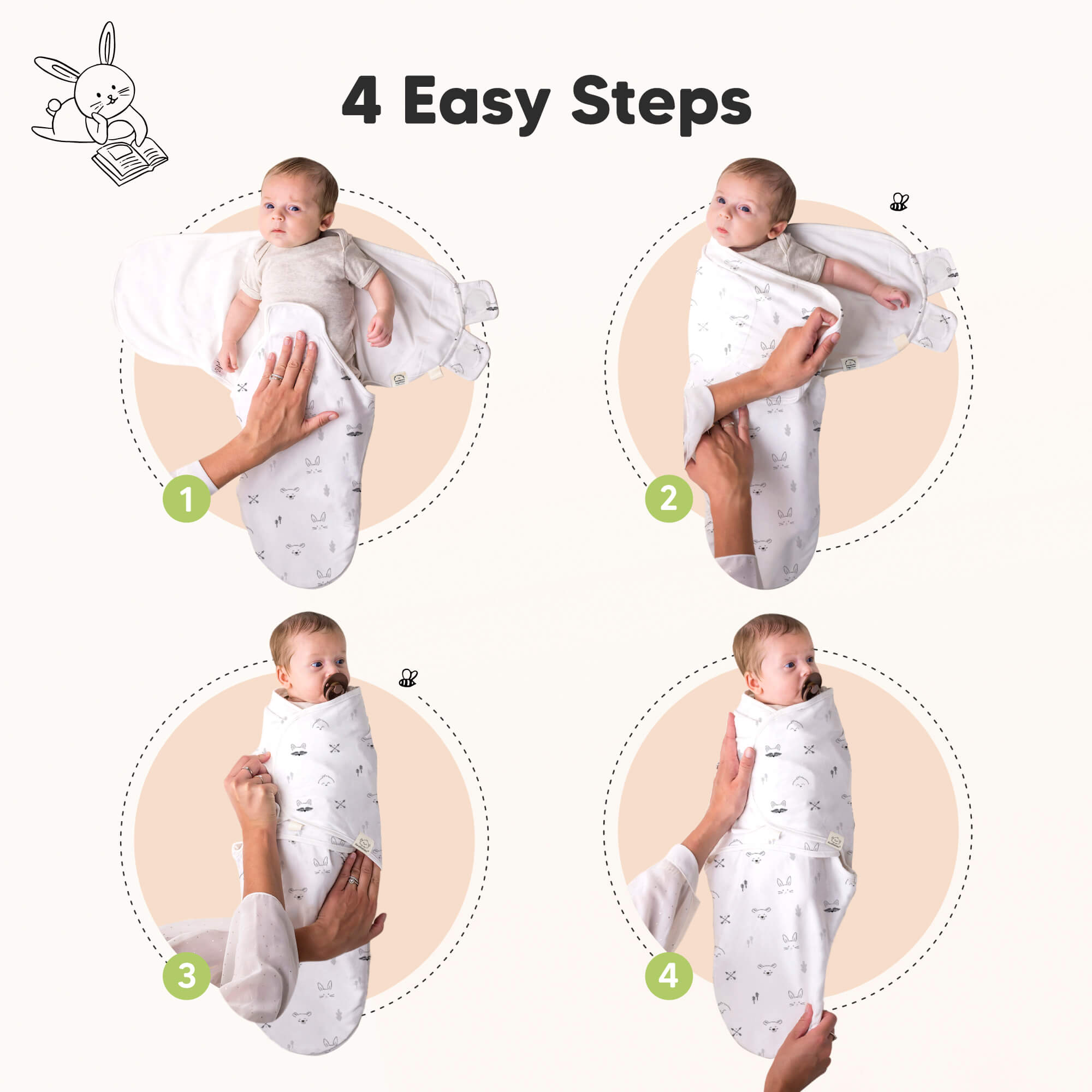 Baby swaddles and wraps clearance