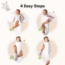 Load image into Gallery viewer, 3-Pack Soothe Swaddle Wraps with Knot Hats
