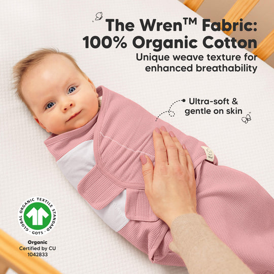 3-Pack Soothe (Wren) Swaddle Wraps (Roseate)