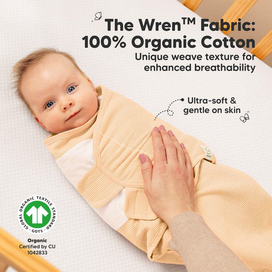 3-Pack Soothe (Wren) Swaddle Wraps (Salmon)