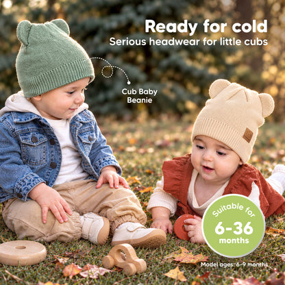 Ready for cold - Serious headwear for little cubs. Suitable for 6-36 months.
 47045403836602