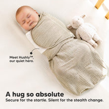 Load image into Gallery viewer, A hug so absolute - Secure for the startle. Silent for the stealth change. Meet Hushly™, our quiet hero.
