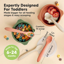 Load image into Gallery viewer, 3-Pack Prep Baby Spoons (Roseate)
