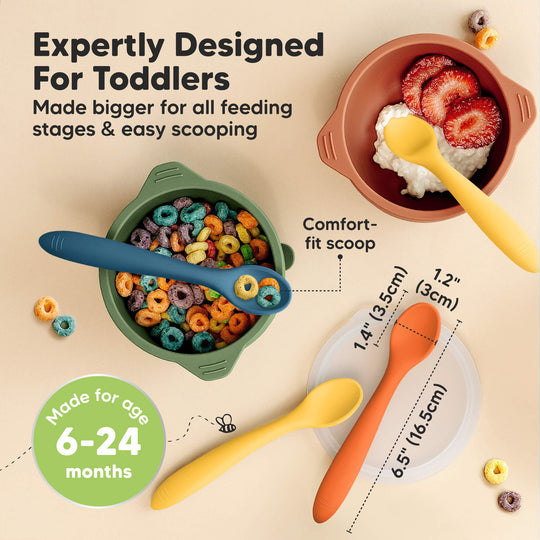3-Pack Prep Baby Spoons (Valiant)