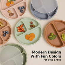 Load image into Gallery viewer, 3-Pack Prep Silicone Suction Plates with Lids (Amaze)
