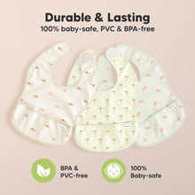 Load image into Gallery viewer, 3-Pack Presto Waterproof Bibs (Roarsome)
