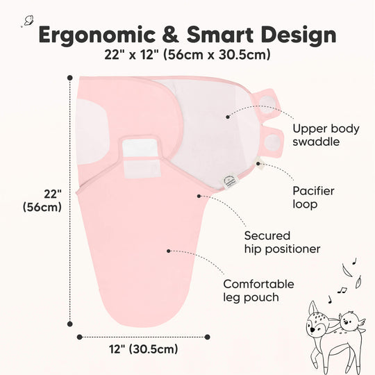 3-Pack Soothe Swaddle Wraps (Candy)