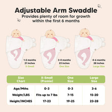 Load image into Gallery viewer, 3-Pack Soothe Swaddle Wraps (Soft White)
