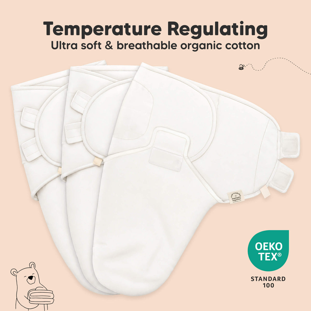 Temperature Regulating - Ultra soft and breathable organic cotton OEKO-TEX-Standard 100 46191834562746